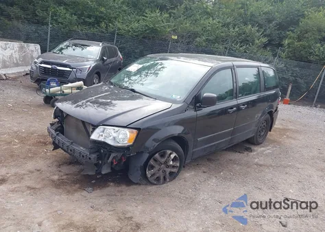 2016 Dodge Grand Caravan American Value Pkg from USA, damaged, VIN 2C4RDGBG3GR397010